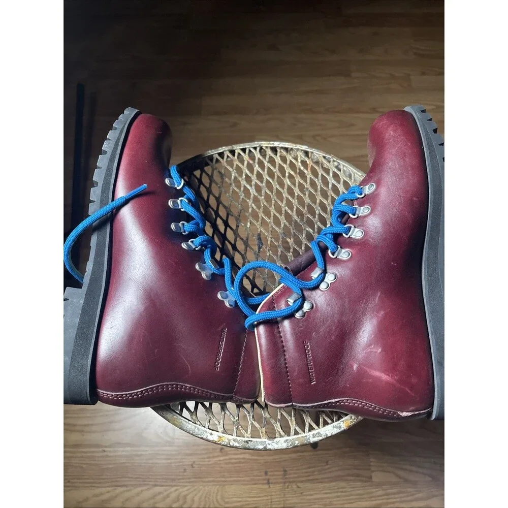 VTG Merrell Wilderness Mountaineering Brown Boots Womens Size 8.5 Oxblood